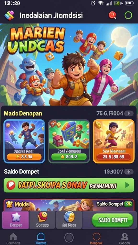 imbaslot - Screenshot menampilkan berbagai tema permainan slot yang menarik.