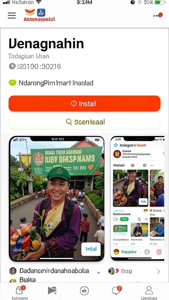 langit777 - Tampilan antarmuka yang ramah pengguna dan menarik.
