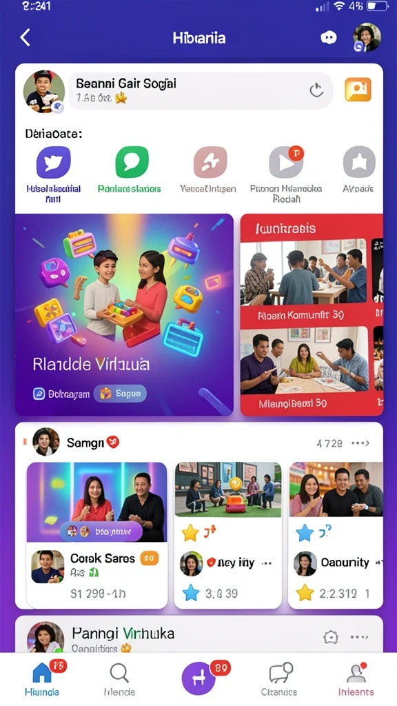 nanas777 - Grafis yang colorful dan menarik.