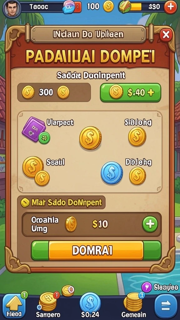 paus123 - Karakter dalam game yang lucu dan menggemaskan.