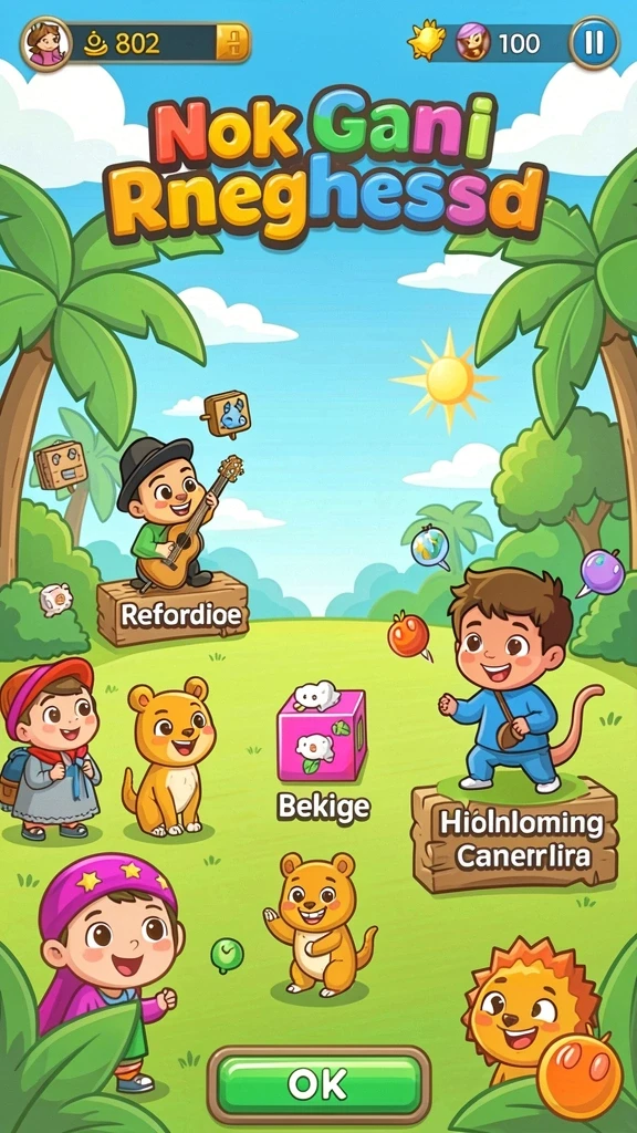 pisang123 - Tampilan awal permainan yang menarik dan ramah pengguna.