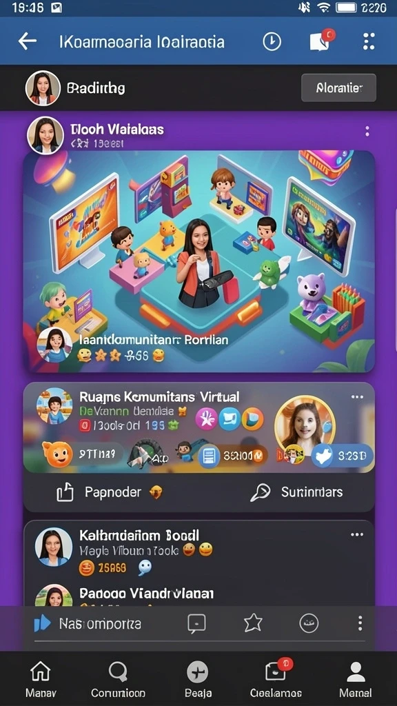sky77 - Berinteraksi dengan teman dalam mode multiplayer.