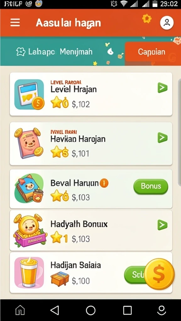 vt38 - Tantangan seru di setiap level yang harus dihadapi.